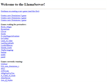 Tablet Screenshot of llamaserver.net